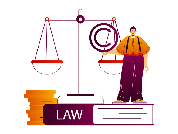Attorney service Illustration