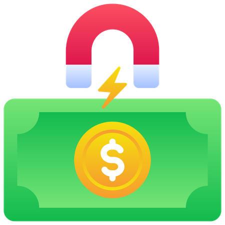 Attract Money  Illustration