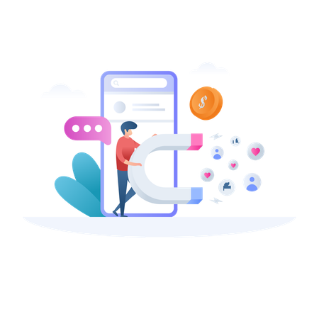 Attracting Customers  Illustration