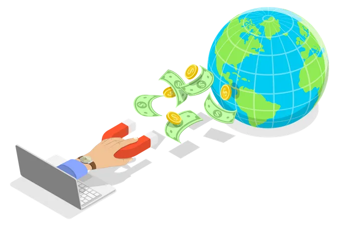 Attracting global investment  Illustration