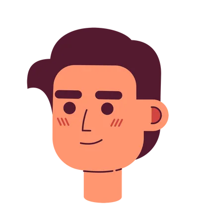 Attractive smiling guy  Illustration
