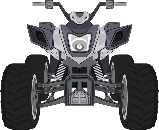 ATV-Fahrrad  Illustration