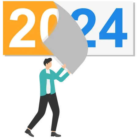 Au revoir 2023  Illustration