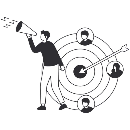 Audience Target  Illustration