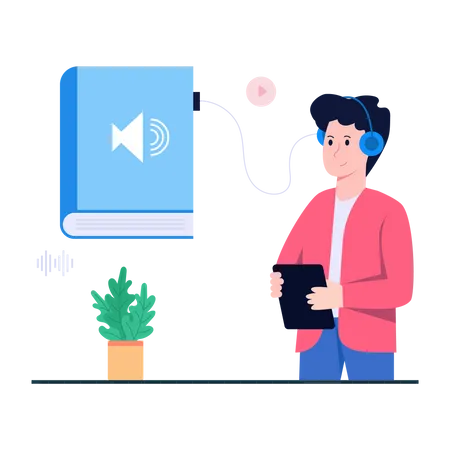 Audio Learning  Illustration