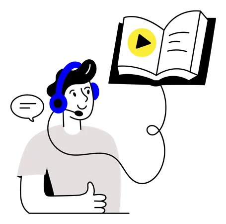 Audiokurs  Illustration