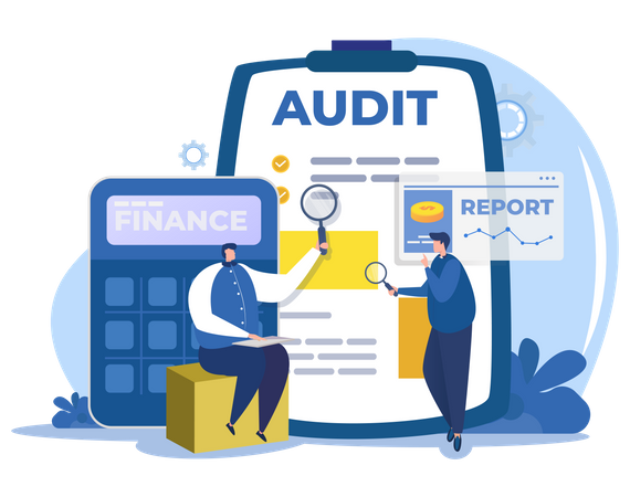 Audit financier d'entreprise  Illustration