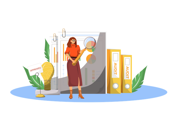 Audit financier  Illustration