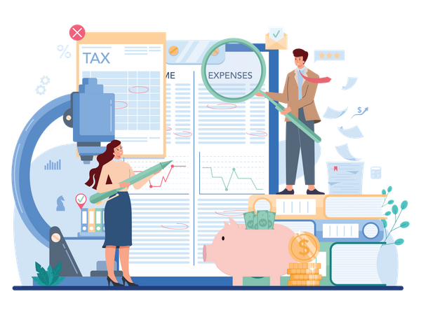 Auditoria Empresarial  Ilustração
