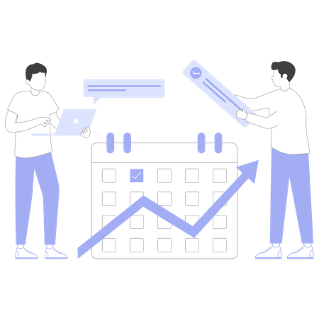 Aufgabenplanung  Illustration