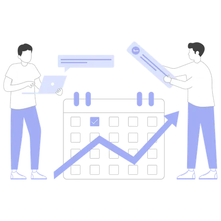 Aufgabenplanung  Illustration