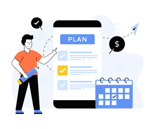 Aufgabenmanagement  Illustration