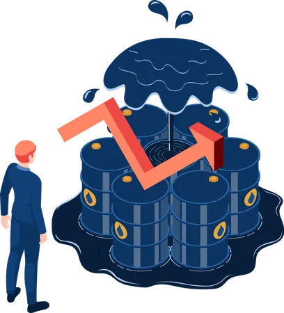 Hausse des prix du pétrole  Illustration