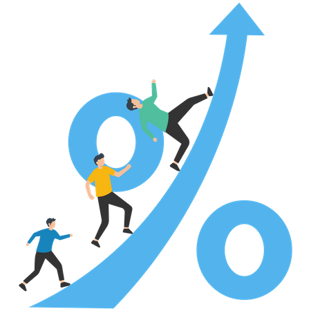 Augmentation des taux d'intérêt  Illustration