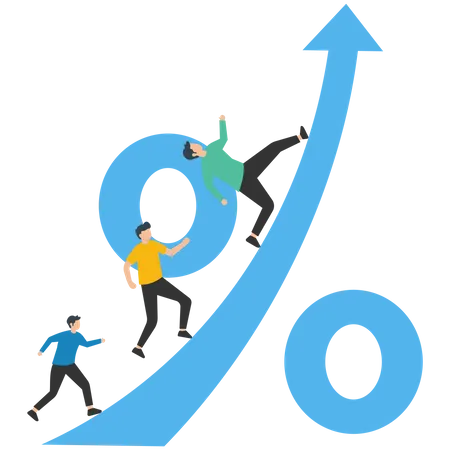 Augmentation des taux d'intérêt  Illustration