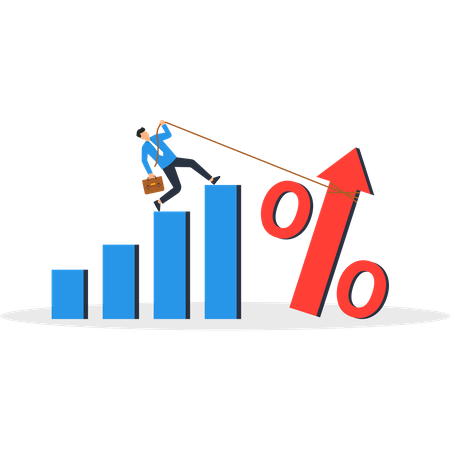 Augmenter les taux d'intérêt  Illustration