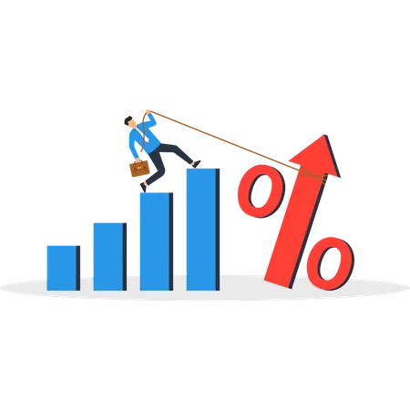 Augmenter les taux d'intérêt  Illustration