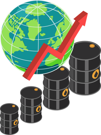 Hausse du prix du pétrole  Illustration