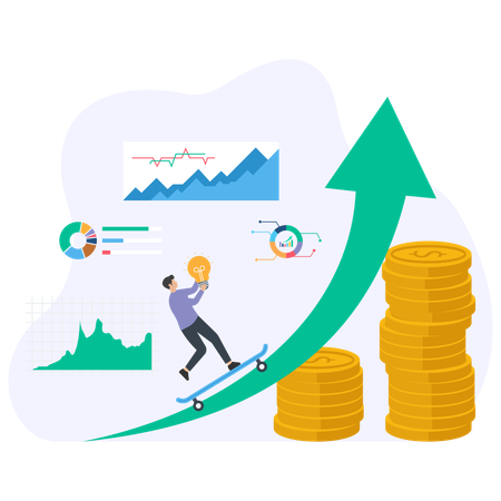 Augmenter la croissance des revenus  Illustration