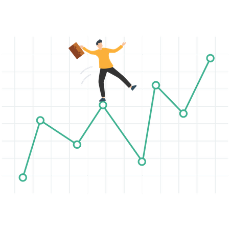 Aumentar el rendimiento empresarial  Illustration