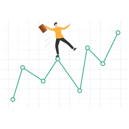 Aumentar el rendimiento empresarial  Illustration