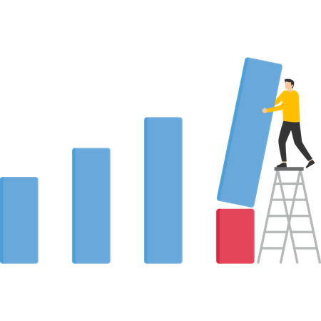 Incrementar los beneficios de las inversiones para obtener resultados empresariales.  Ilustración