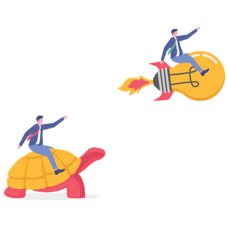 Aumente a velocidade do projeto  Ilustração