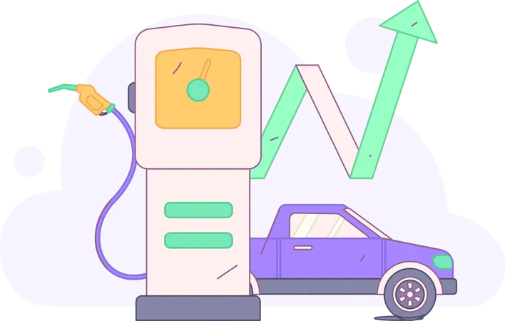 Aumento de los análisis de gasolina  Illustration