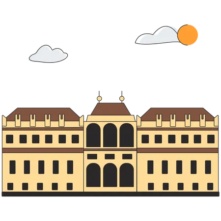 Áustria - Palácio de Schönbrunn  Ilustração