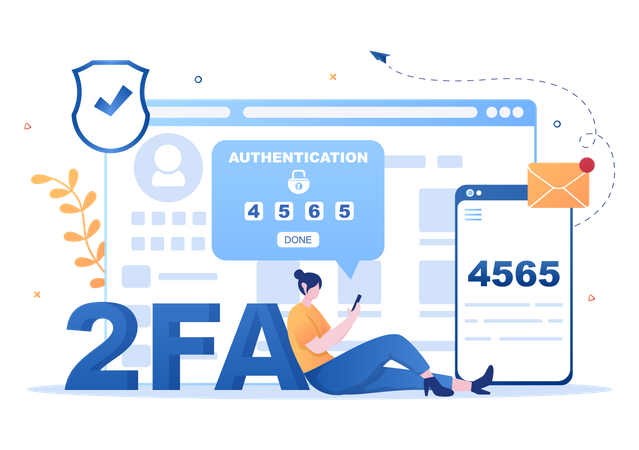 Authentication Password Illustration