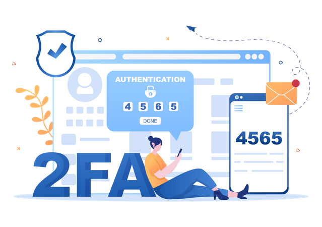 Authentication Password  Illustration