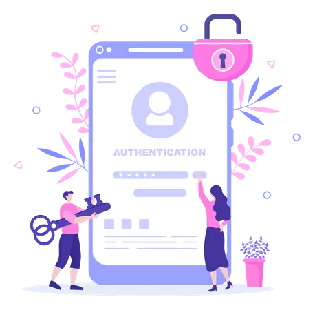 Authentication Security Illustration