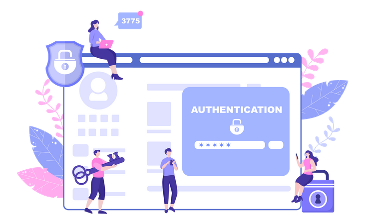 Authentication Security  Illustration