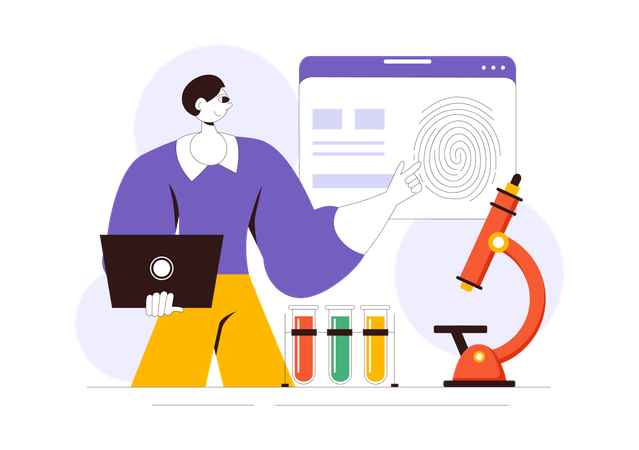 Authentication Technology  Illustration