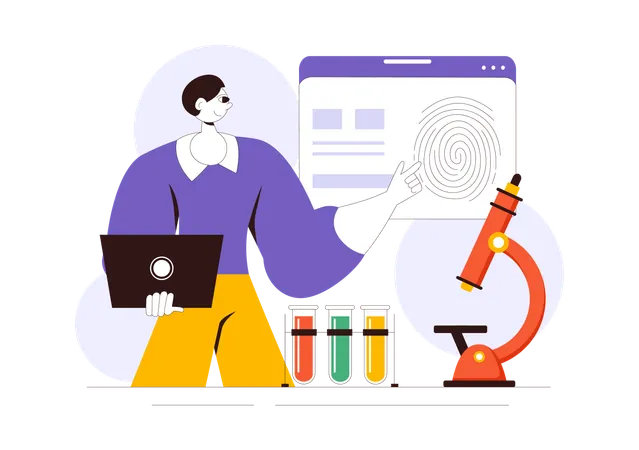 Authentifizierungstechnologie  Illustration