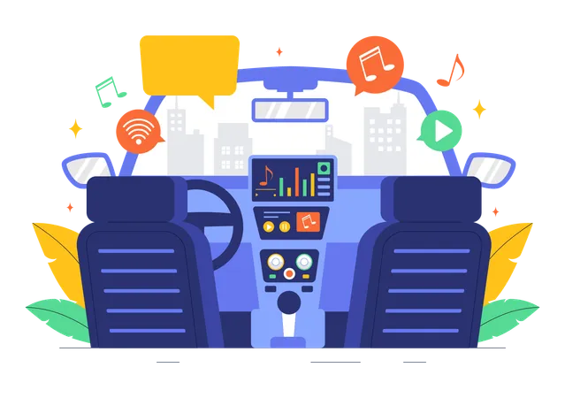 Auto-Audiosystem  Illustration