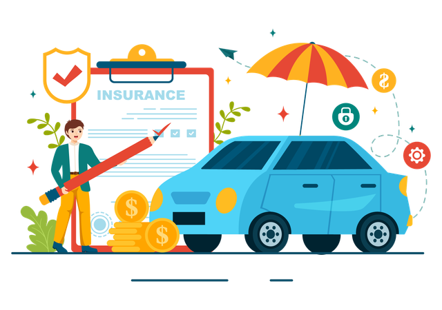 Auto Coverage  Illustration