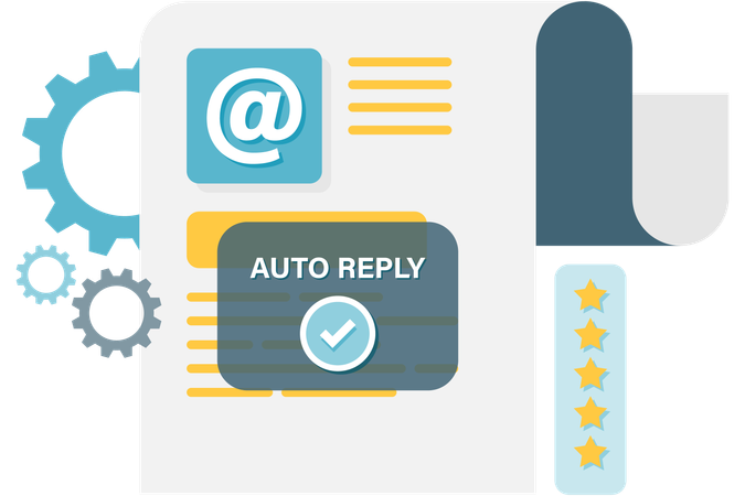 Auto Email Responder  Illustration