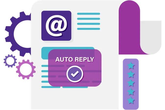 Auto Email Responder  Illustration