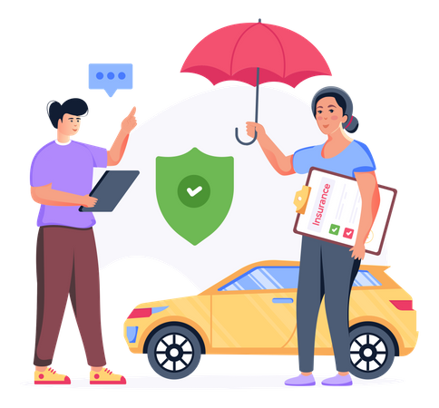 Auto Insurance Illustration