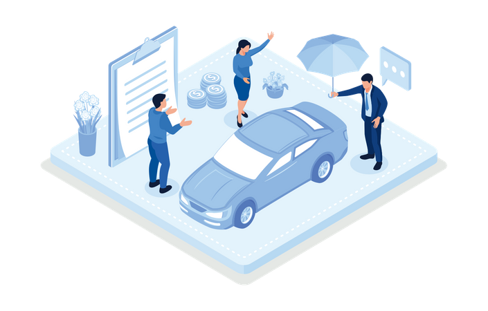 Auto Insurance  Illustration