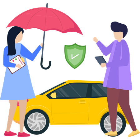 Auto Insurance  Illustration