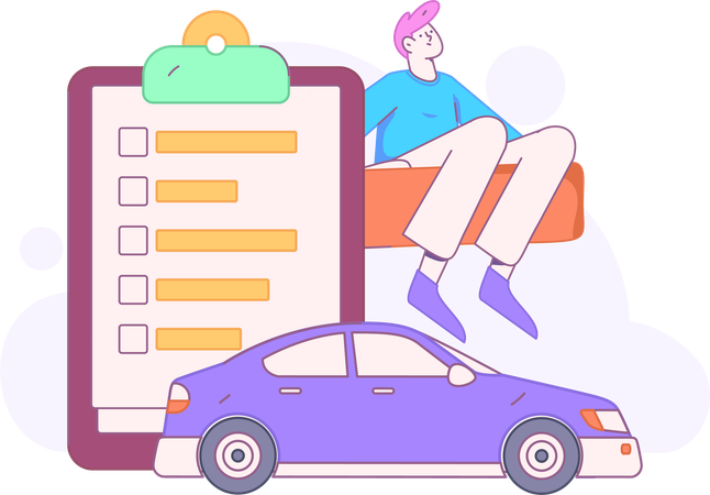 Auto Insurance  Illustration