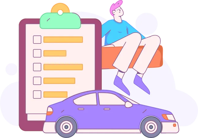 Auto Insurance  Illustration