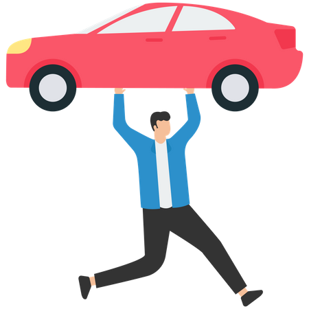 Auto loan Illustration