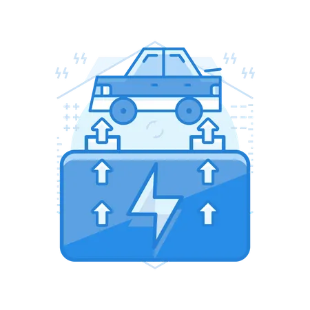 Autobatterie  Illustration