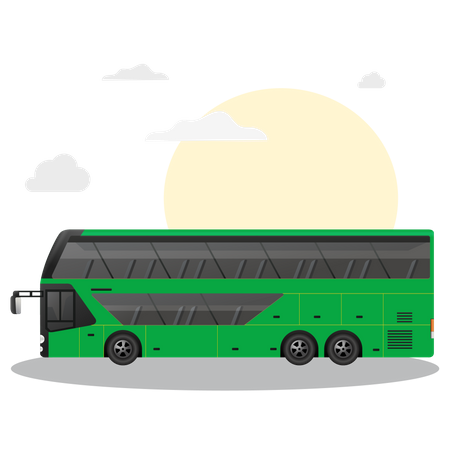 Autobús público  Ilustración