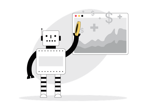 Automated trading bot  Illustration