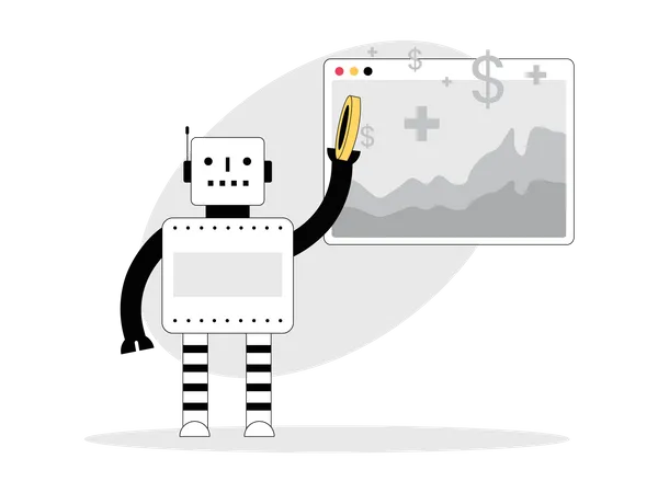 Automated trading bot  Illustration