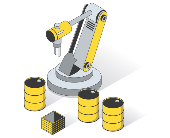 Automation Machine  Illustration